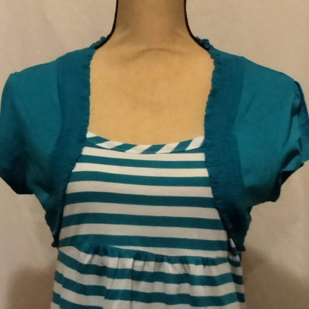 Blue and White stripped shirt